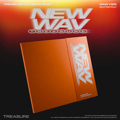TREASURE (TREASURE) - TREASURE 4th MINI ALBUM [NEW WAV] RAW VER. (SET)
