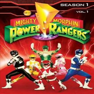 Mighty Morphin Power Rangers: Season 1, Vol. 1 (Ƽ  Ŀ  1  1)(ڵ1)(ѱ۹ڸ)(DVD)