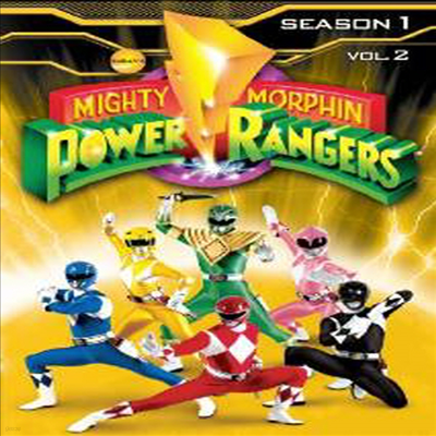 Mighty Morphin Power Rangers: Season 1, Vol. 2 (Ƽ  Ŀ  1  2)(ڵ1)(ѱ۹ڸ)(DVD)