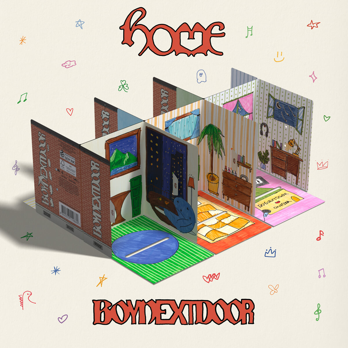 BOYNEXTDOOR - 首张正规专辑[HOME] [Weverse Albums ver.] [6种SET