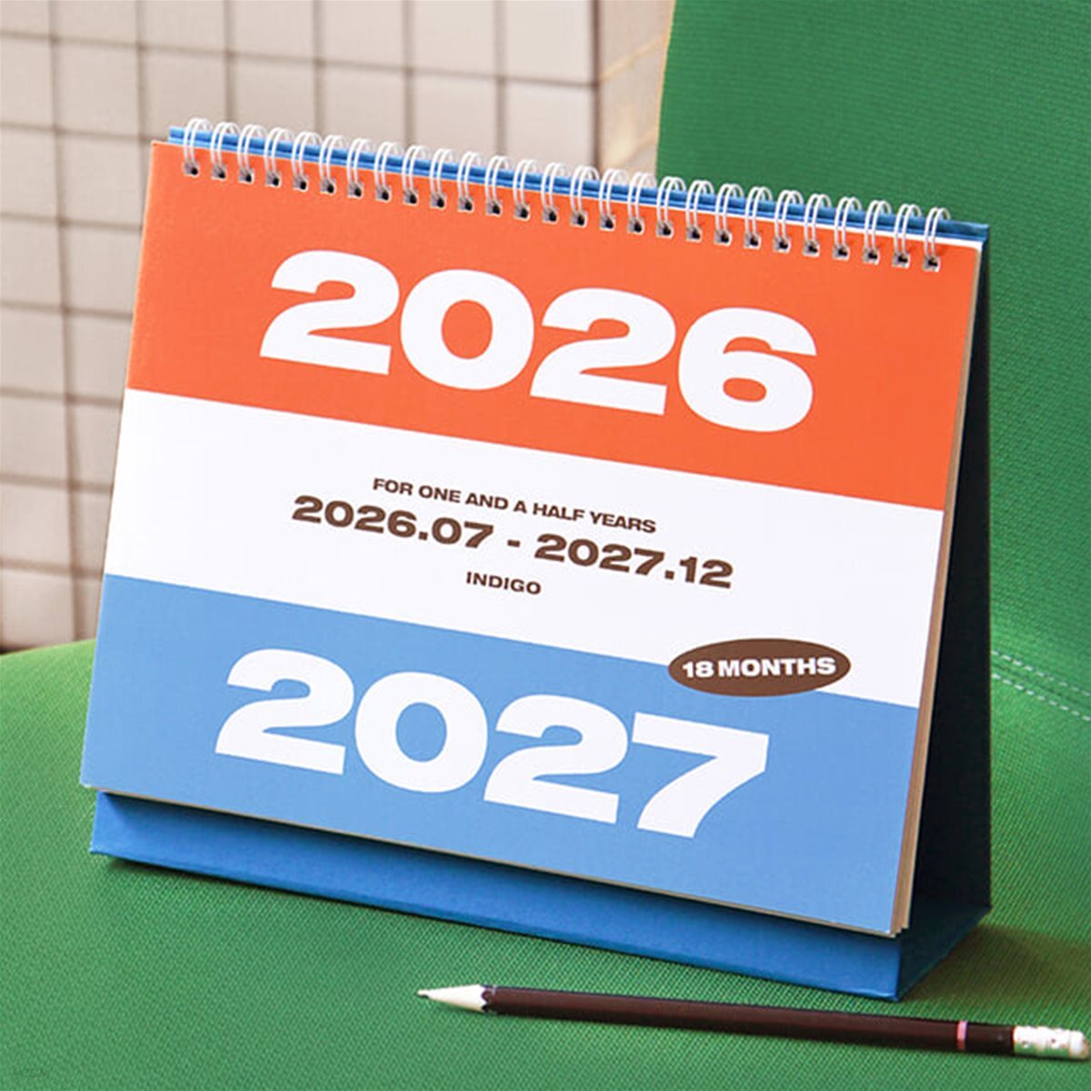 (26-27) 기본 18개월 탁상 달력 (26년 7월~27년 12월)