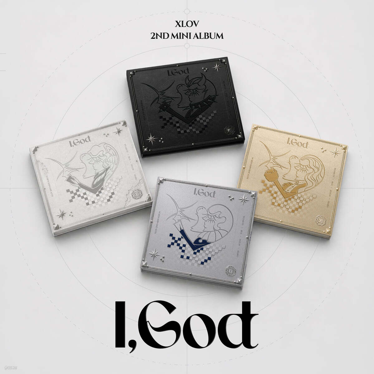 엑스러브 (XLOV) - 미니앨범 2집 : I,God [4종 SET]
