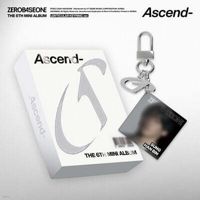 ZEROBASEONE - The 6th Mini Album [Ascend-] LENTICULAR KEYRING Ver. [5 types SET]