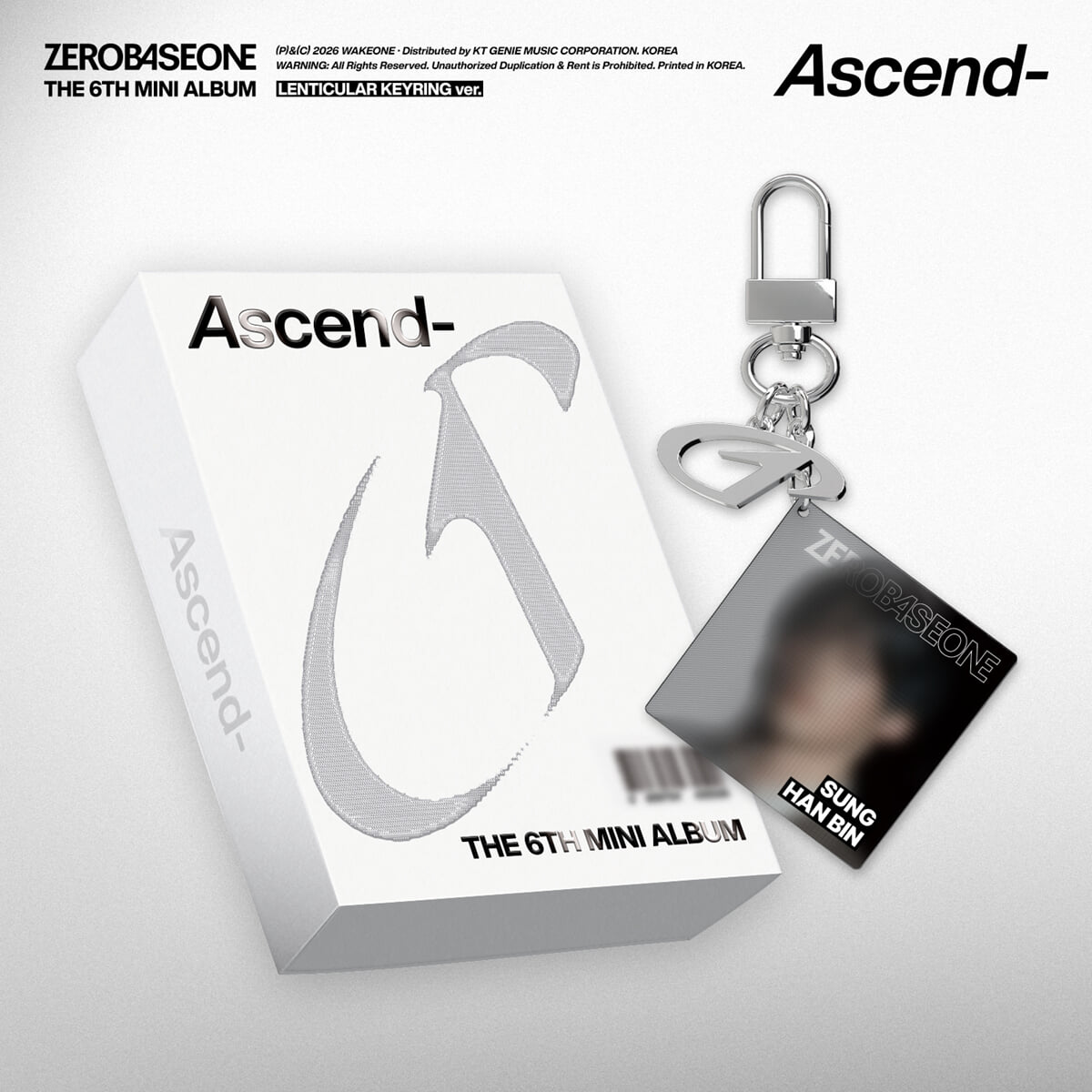 ZEROBASEONE - The 6th Mini Album [Ascend-] LENTICULAR KEYRING Ver. [5종 SET]