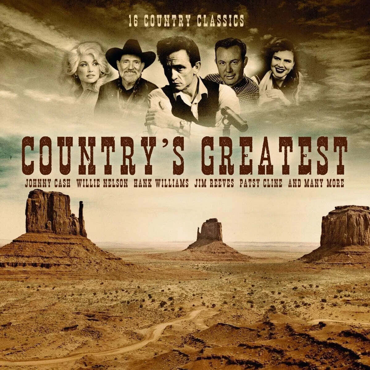 컨트리 히트곡 모음집 (Country's Greatest) [럭키 딥 마블 컬러 LP]