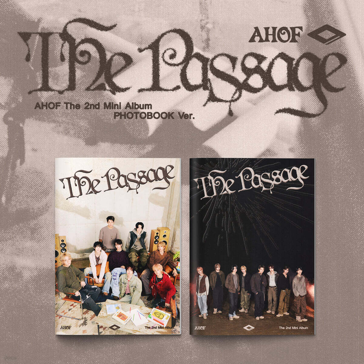 AHOF (아홉) - 미니앨범 2집 : The Passage [PHOTOBOOK Ver.][2종 중 1종 랜덤발송]