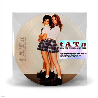 T.A.T.U. — All The Things She Said 앨범 커버