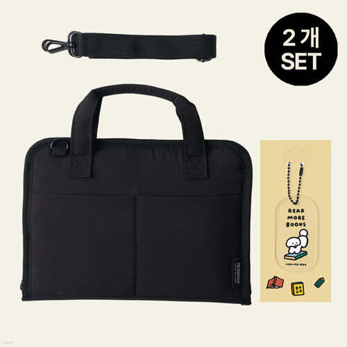 [리센스][2개세트] 북백(블랙)+제로퍼제로 키링 세트