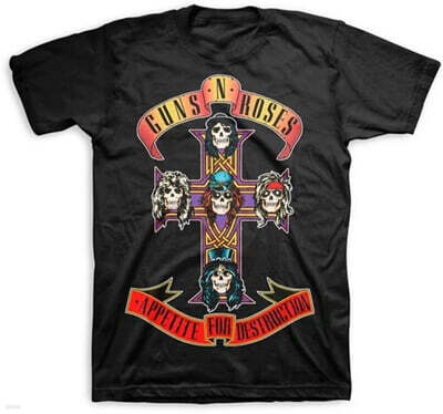 Guns N' Roses - Appetite For Destruction Jumbo Logo T-Shirt - 2XL