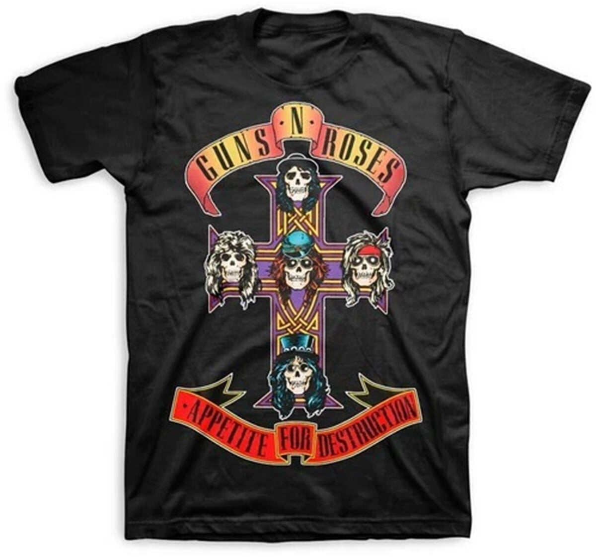 Guns N' Roses (건즈 앤 로지스) - Appetite For Destruction Jumbo Logo T-Shirt - 2XL