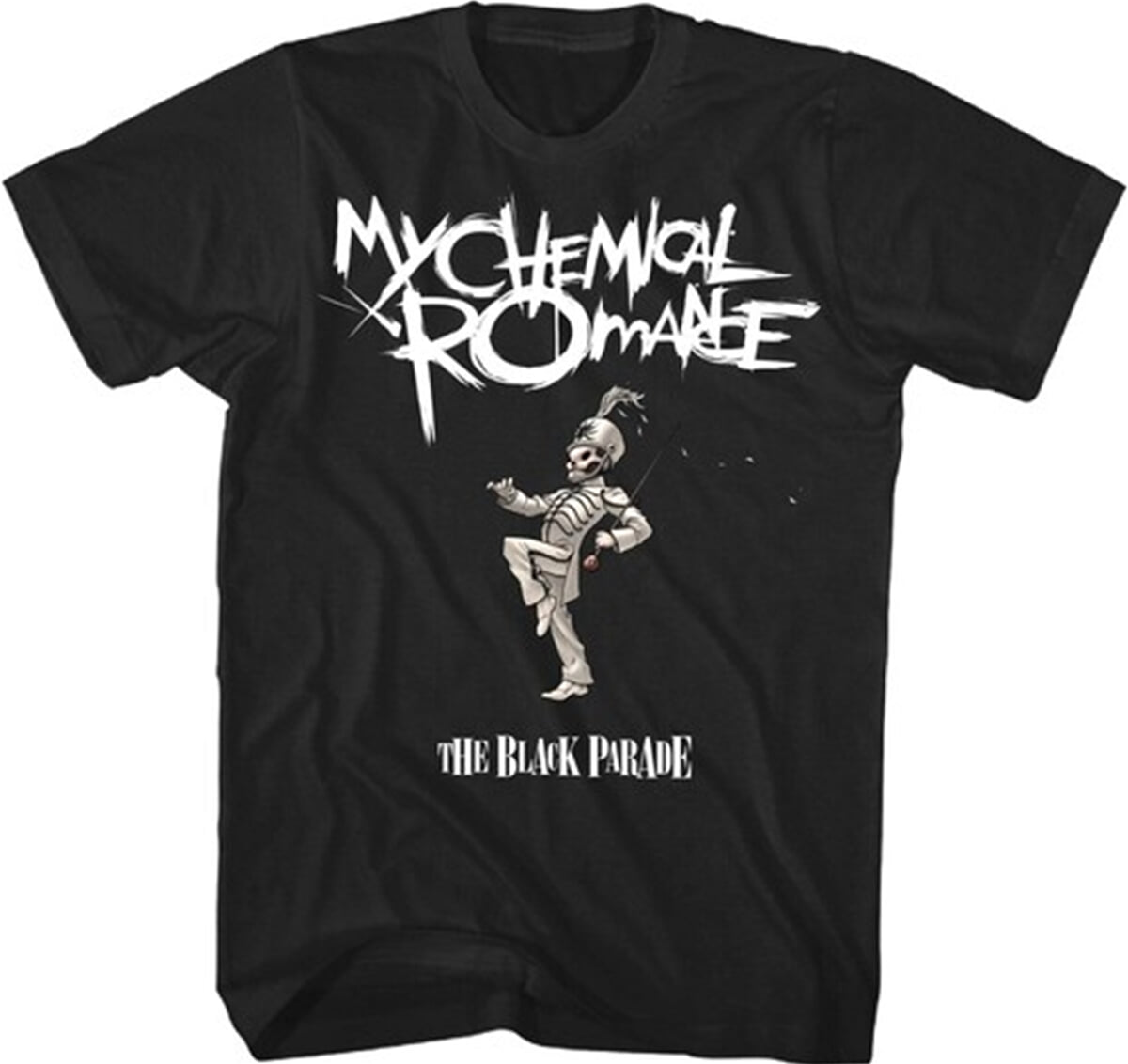 My Chemical Romance (마이 케미컬 로맨스) - Black Parade Band Major T-Shirt - Large Black