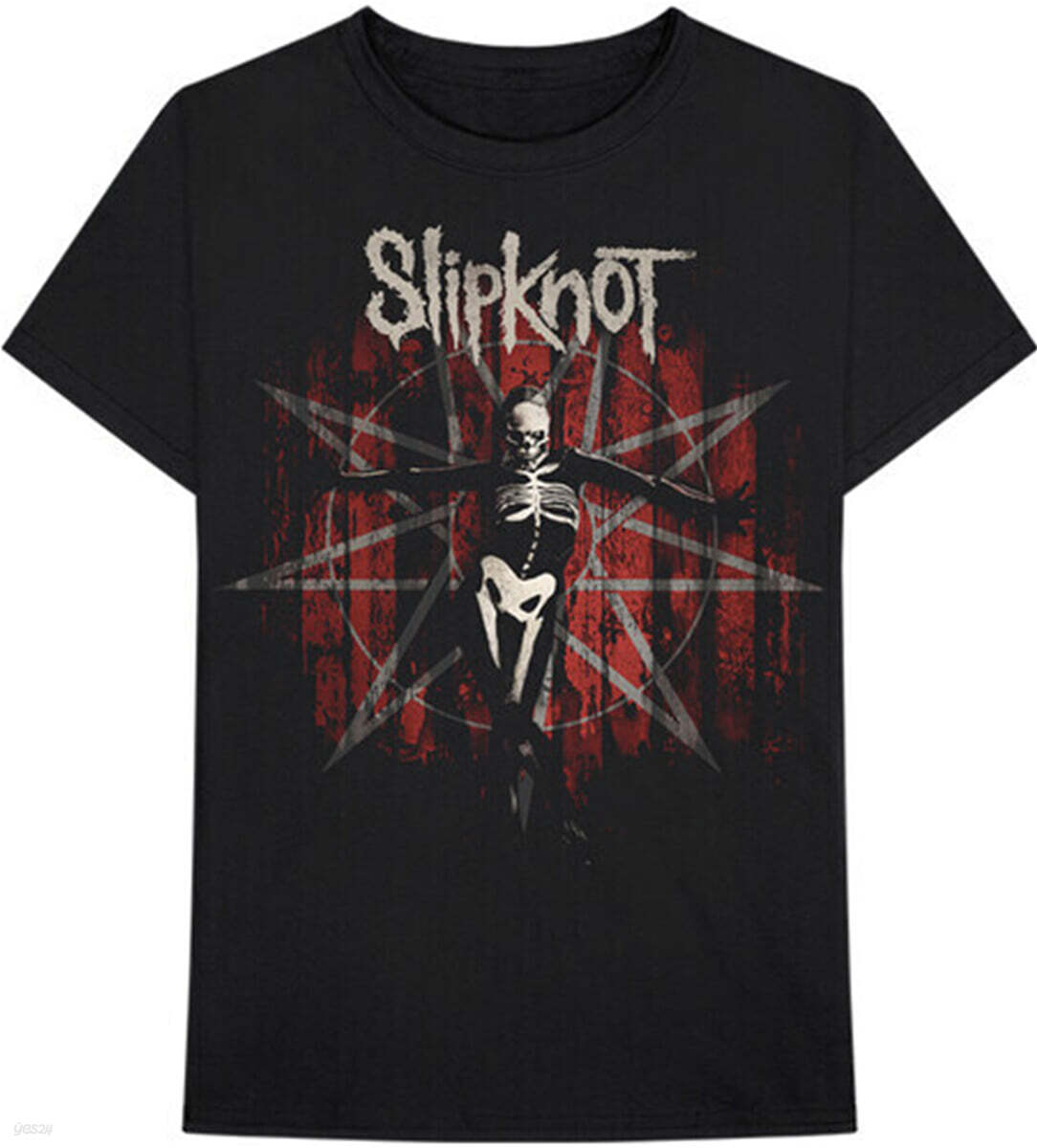Slipknot (슬립낫) - The Gray Chapter Star Black T-shirt - XL Black