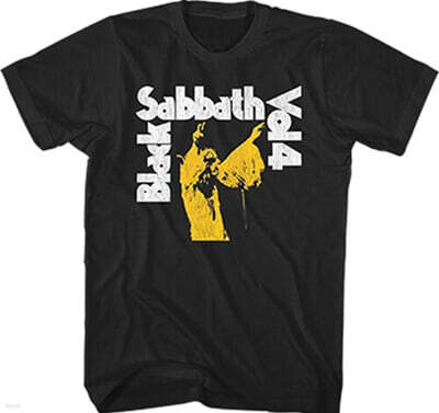 Black Sabbath - Vol.4 Album Cover T-shirt - 2XL Black