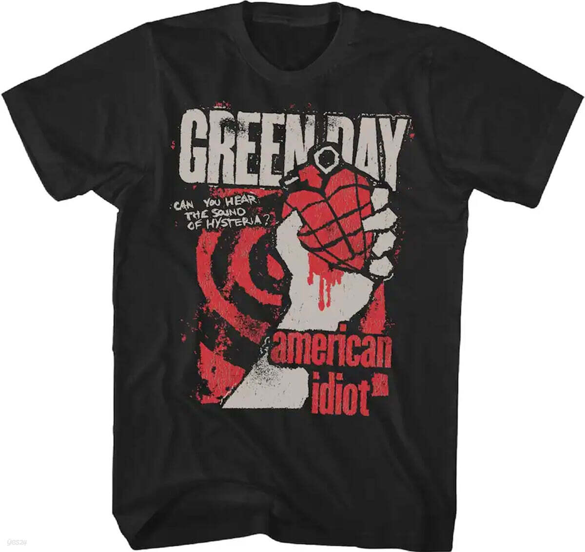 Green Day (그린 데이) - American Idiot Hysteria T-Shirt - 2XL Black