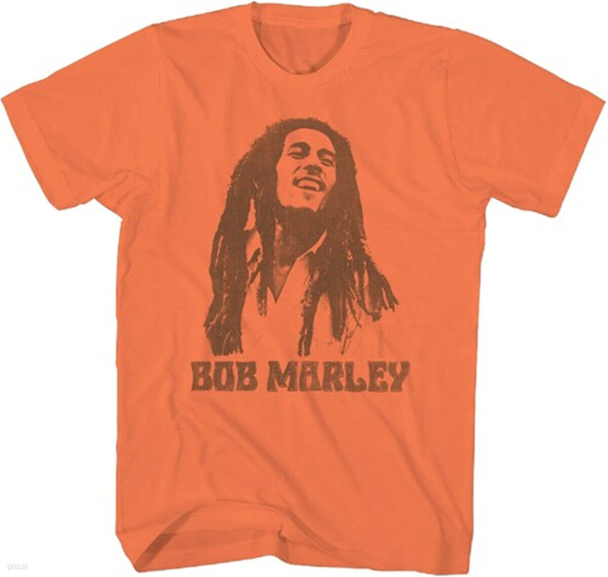 Bob Marley (밥 말리) - Photo T-Shirt - Large Orange