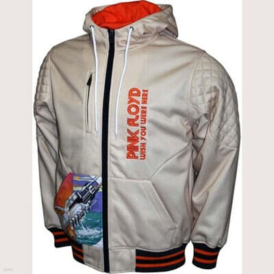 Pink Floyd - Wish You Were Here - Double Knit Hoodie Jacket - Large Tan