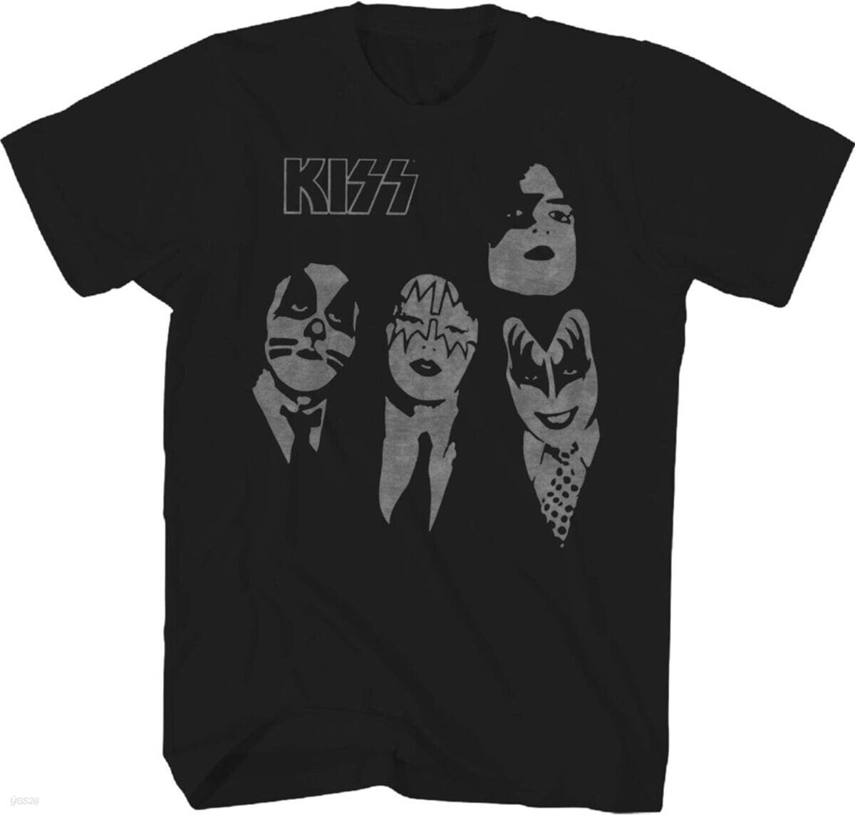 Kiss (키스) - Dressed to Kill Faces T-Shirt - XL Black