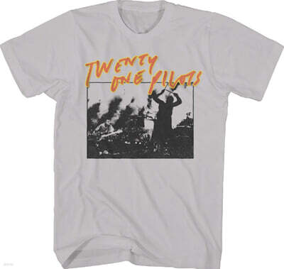 Twenty One Pilots - Live Scribble T-Shirt - Medium Gray