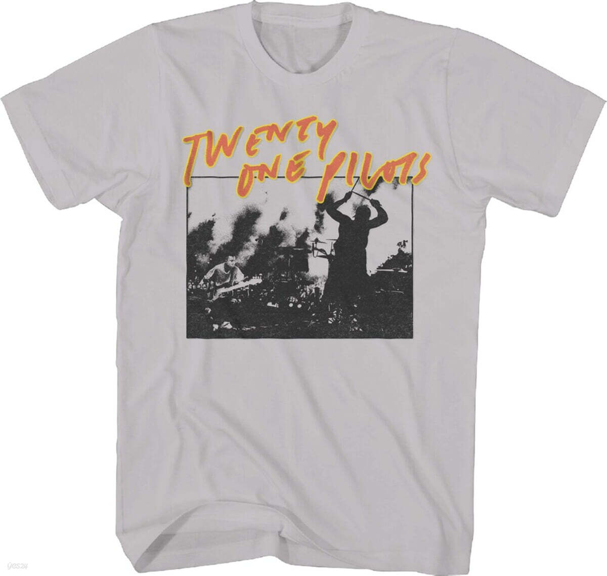 Twenty One Pilots (트웬티 원 파일럿츠) - Live Scribble T-Shirt - Medium Gray