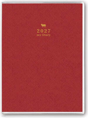 (예약도서) ペイジェムメモリ-（日記）B7  レッド [8502]