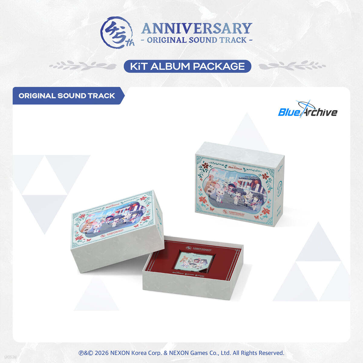 블루 아카이브 4.5주년 기념 OST KiT 앨범 패키지 (BLUE ARCHIVE 4.5th ANNIVERSARY OST - KiT ALBUM PACKAGE)