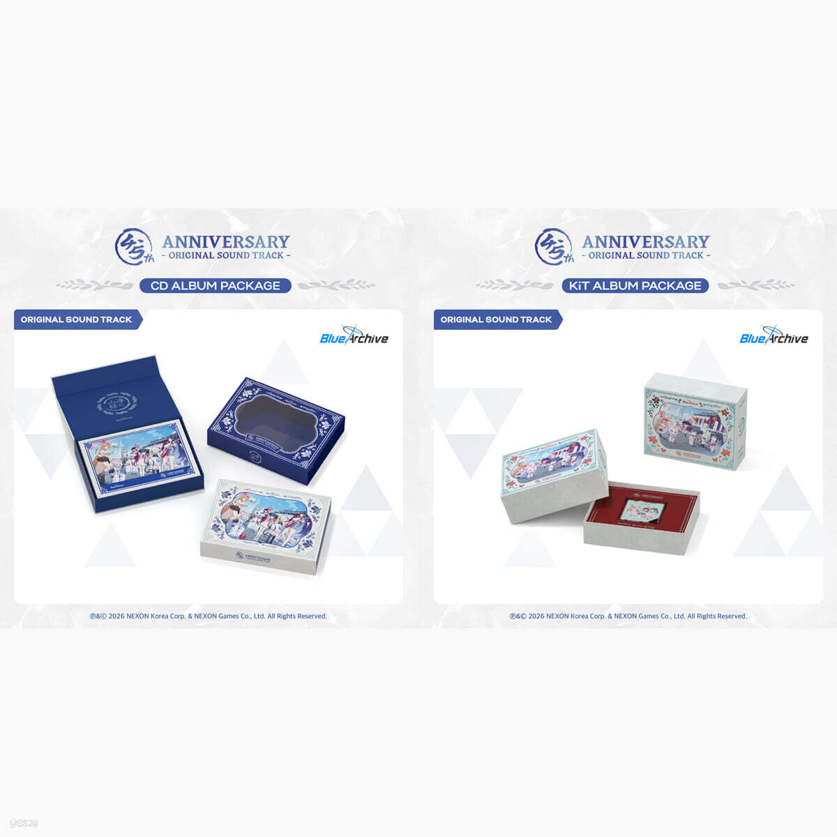 블루 아카이브 4.5주년 기념 OST CD + KiT 앨범 패키지 (BLUE ARCHIVE 4.5th ANNIVERSARY OST - CD + KiT ALBUM PACKAGE)