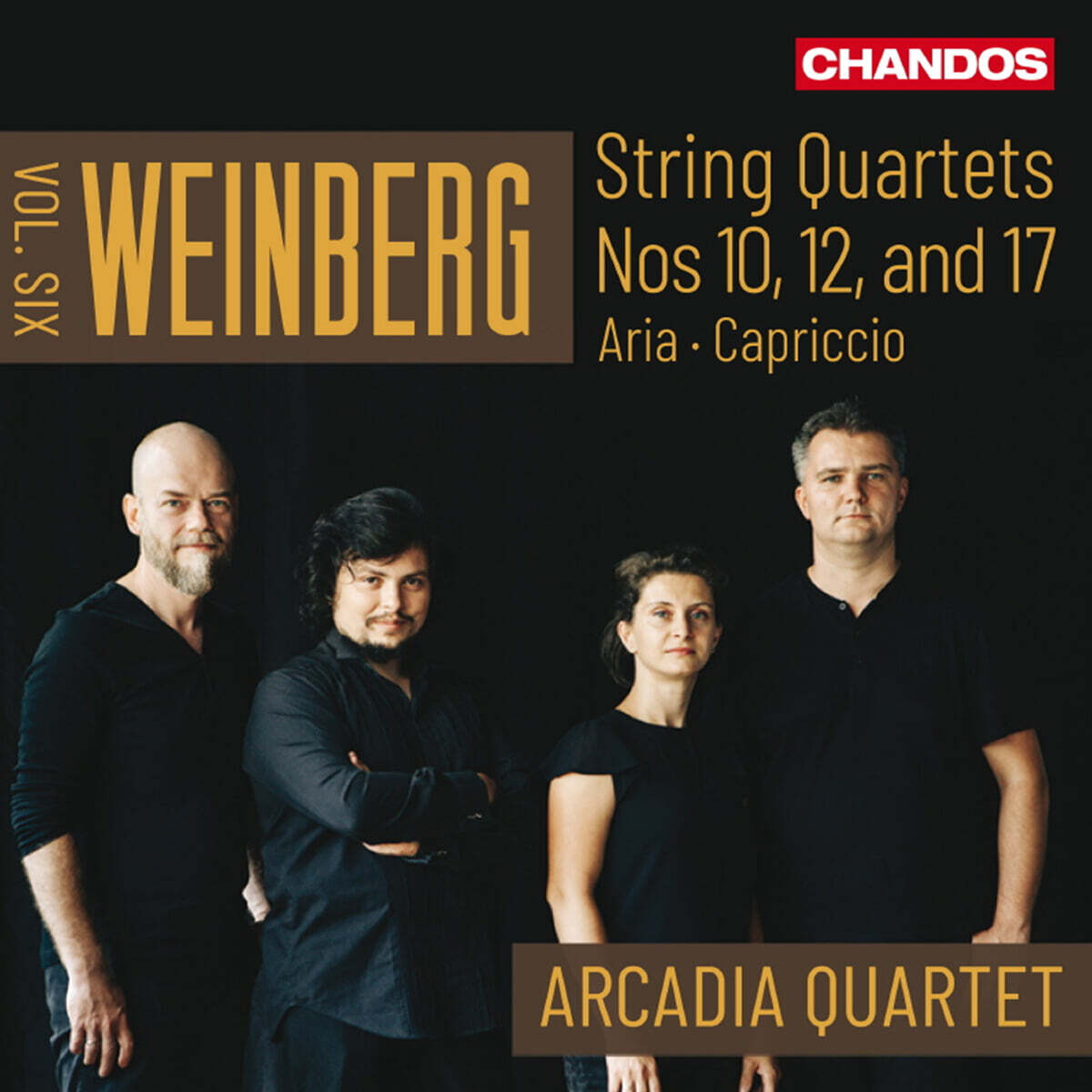 Arcadia Quartet 바인베르크: 현악 4중주 6집 (Weinberg: String Quartets Vol.5)