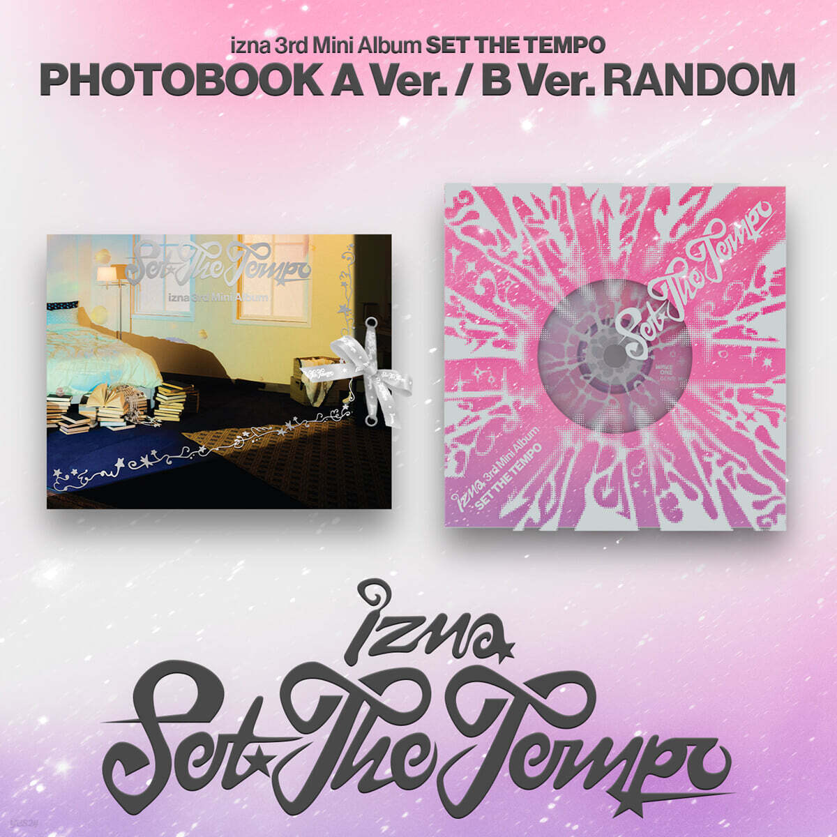 [응모상품] izna (이즈나) - SET THE TEMPO [PHOTOBOOK Ver.][2종 중 1종 랜덤발송]