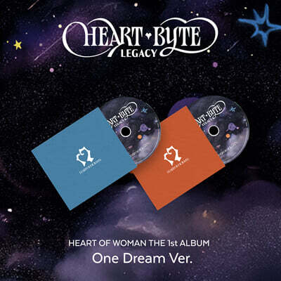 HEART OF WOMAN - THE 1st ALBUM [Heart Byte : LEGACY][One Dream ver.][1 of 2 types sent randomly]