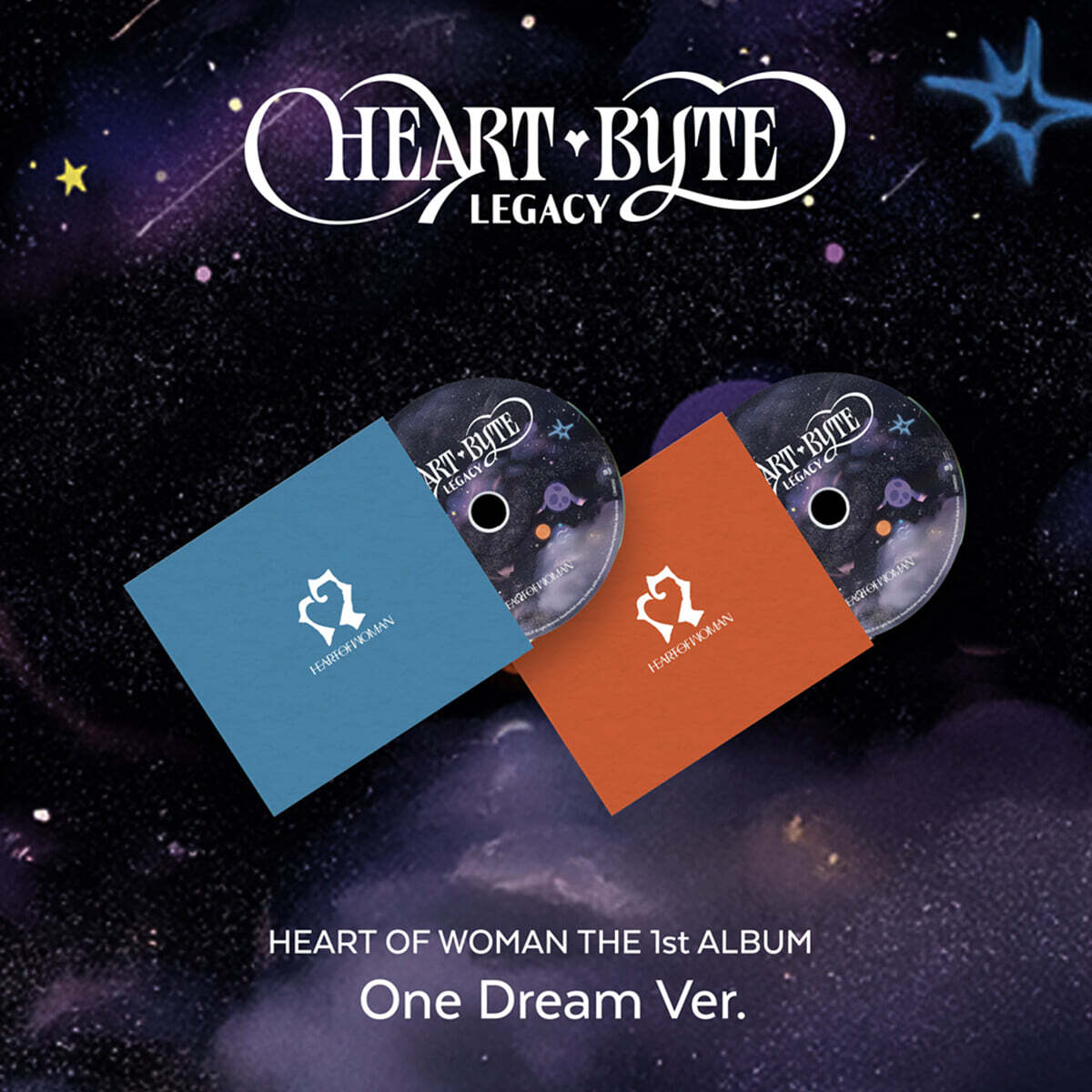 HEART OF WOMAN (하트오브우먼) - THE 1st ALBUM [Heart Byte : LEGACY][One Dream ver.][2종 SET]