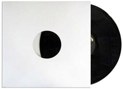 고광택 카드보드 이너 슬리브 10장 (Bags Unlimited SLPJHW 12 Inch Record Jacket 12.25 X 12.25 with Die Cut Hole 10 pack White)