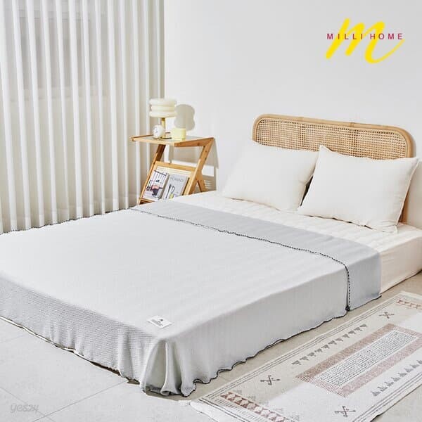 [밀리홈] 국내생산 바람결 냉감 홑이불 슈퍼싱글 MH-2504
