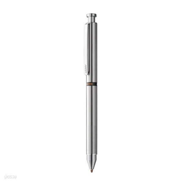 라미 스테인레스 멀티3색펜 LM745 트라이볼펜 흑 적+샤프 0.5mm 이니셜각인