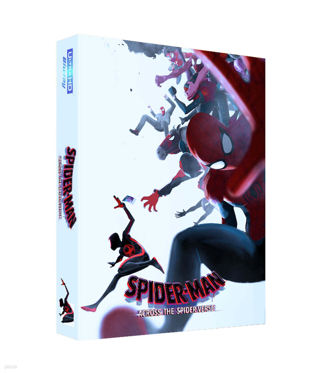 스파이더맨 : 어크로스 더 유니버스 (2Disc, 4K UHD+2D B2 렌티큘러 풀슬립 스틸북 한정판) : 블루레이