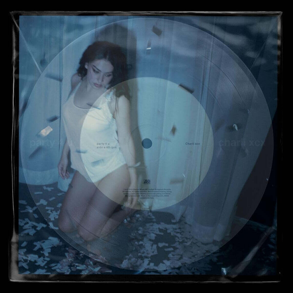 Charli XCX (찰리 엑스씨엑스) - Party 4 U [크리스탈 클리어 컬러 7인치 Vinyl]