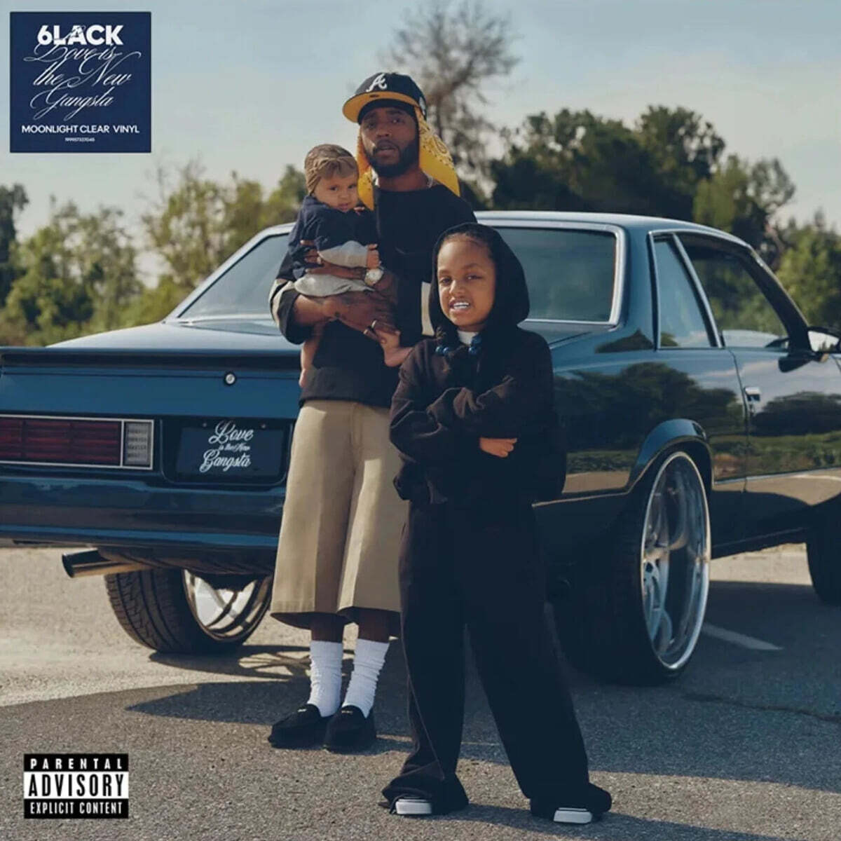 6LACK (블랙) - 4집 Love Is The New Gangsta [문라이트 클리어 컬러 LP]