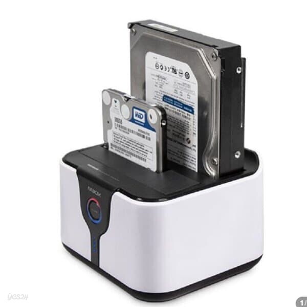 유니콘 USB3.0 2BAY HDD 외장하드 듀얼 도킹스테이션 DS-7000DUAL