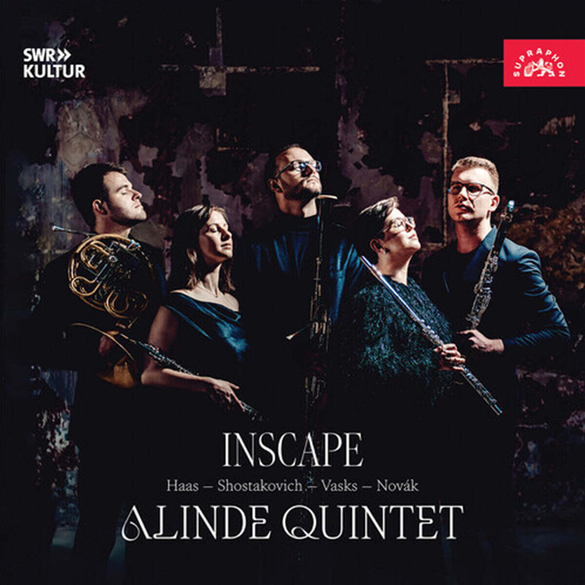 Alinde Quintet 하스: 목관오중주, 쇼스타코비치: 현악사중주 8번(목관 편곡), 노바크: 콘체르티노 외 (Inscape - Haas, Shostakovich, Vasks, Novak)