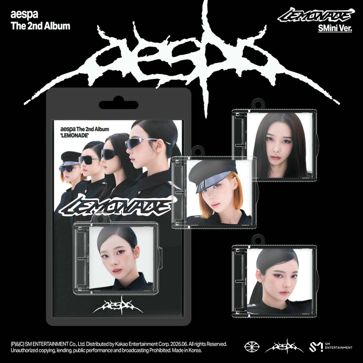 에스파 (aespa) - 2집 : LEMONADE [SMini Ver.](스마트앨범) [4종 SET]