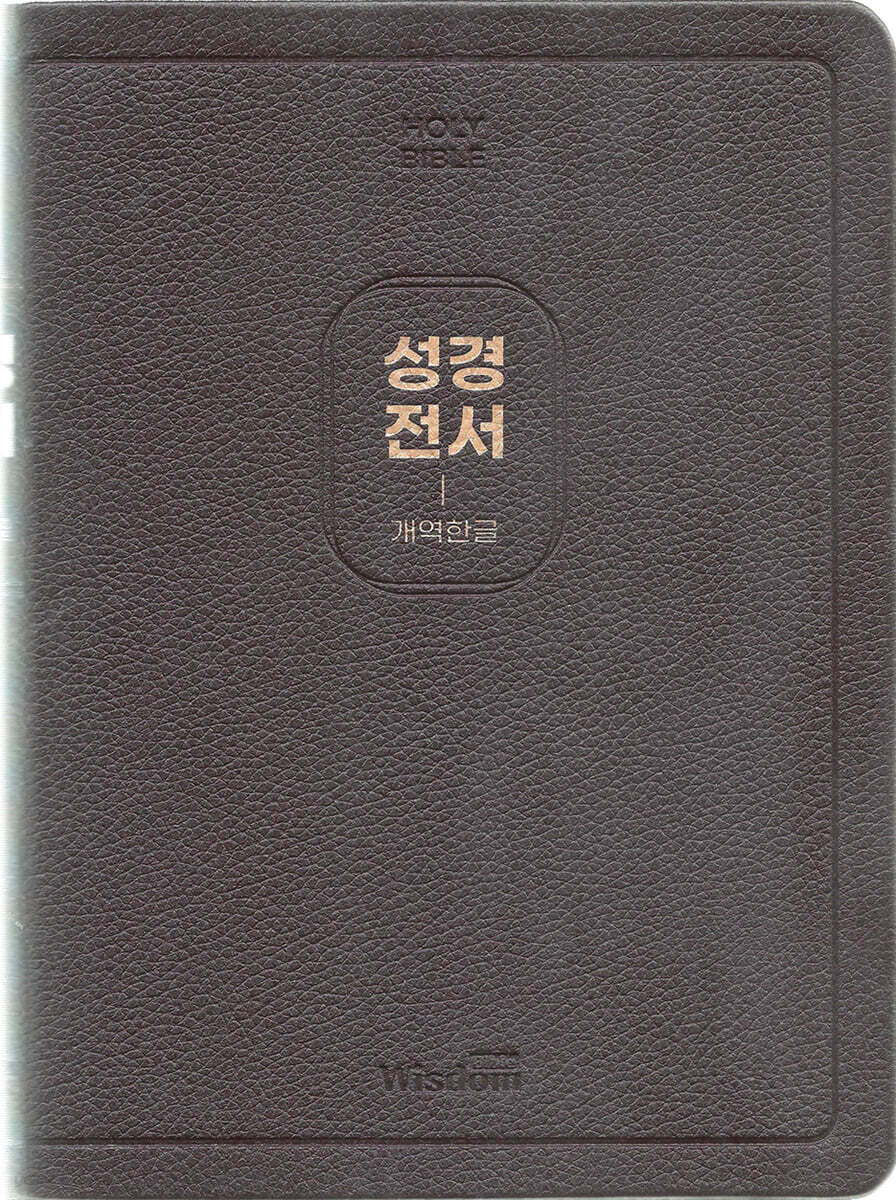 개역한글판 큰글자 성경전서 (97B/특대/단본/색인/무지퍼/천연우피/다크브라운)