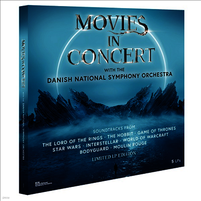 여러 아티스트 — 덴마크 국립 오케스트라가 연주하는 영화음악 (Movies in Concert - with the Danish National Symphony Orchestra) - 여러 아티스트 앨범 커버