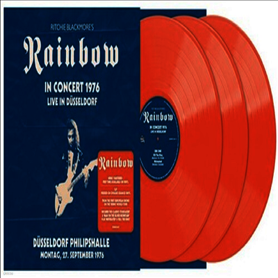 Ritchie Blackmore's Rainbow — Live In Dusseldorf 1976: Philipshalle 27.9.76 앨범 커버