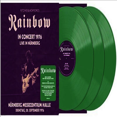 Ritchie Blackmore's Rainbow — Live In Nurnberg 1976: Messezentrum Halle 28.9.76 앨범 커버