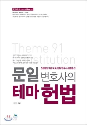 문일 변호사의 테마 헌법