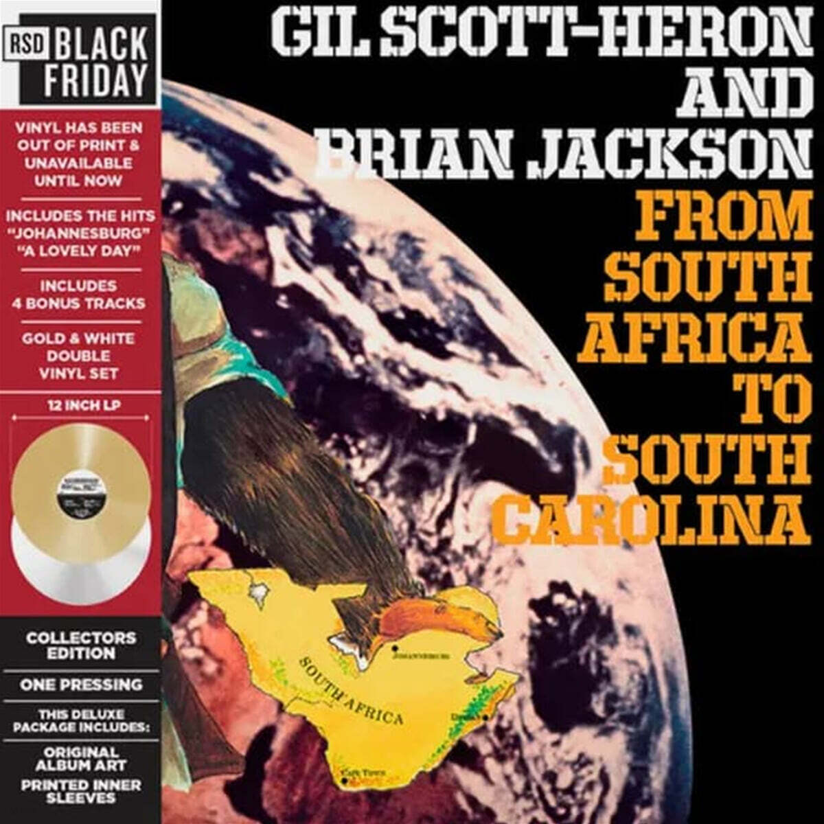 Gil Scott-Heron &amp; Brian Jackson (길 스콧 헤런 &amp; 브라이언 잭슨) - From South Africa To South Carolina [컬러 2LP]