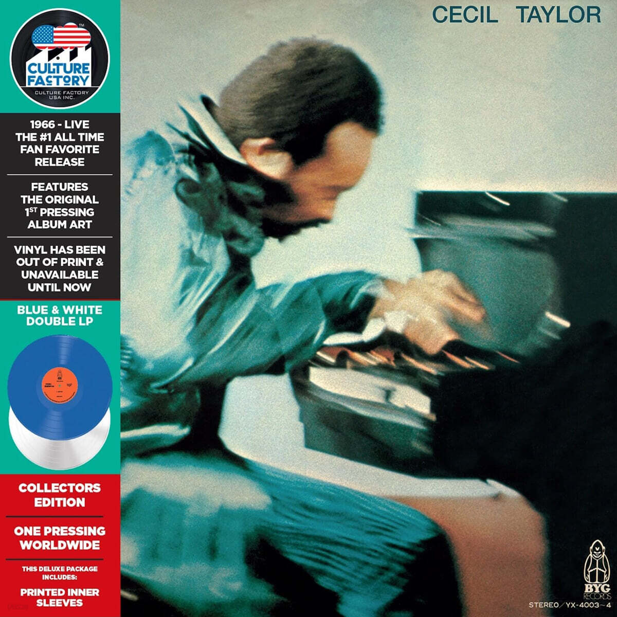 Cecil Taylor (세실 테일러) - Student Studies [컬러 2LP]