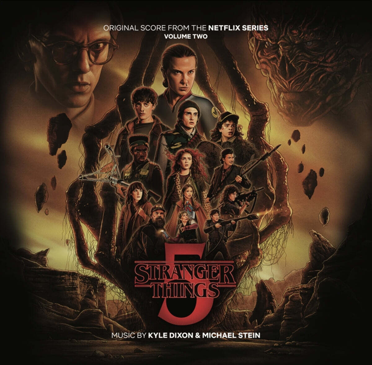 기묘한 이야기 시즌 5 드라마음악 (Stranger Things: Soundtrack from the Netflix Original Series, Season 5, Volume Two) [메탈릭 실버 컬러 2LP]