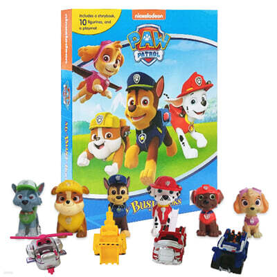 Paw Patrol My Busy Book 퍼피구조대 비지북 피규어책 (퍼 패트롤)