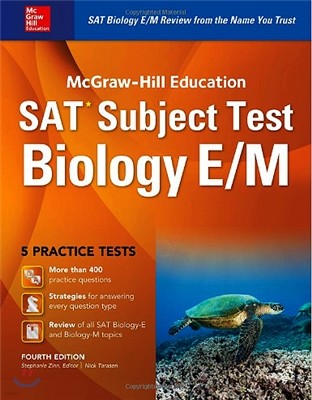 Mcgraw-hill Education SAT Subject Test Biology E/M, 4/E