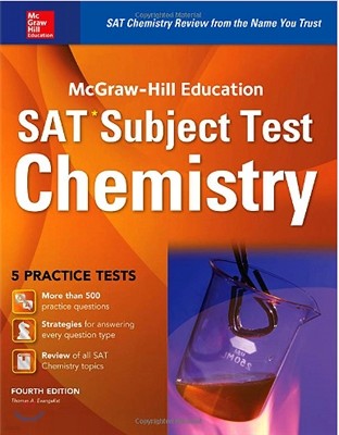 McGraw-Hill Education SAT Subject Test Chemistry, 4/E
